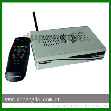 White Color Sunray Dm 800HD Se V2 Triple Tuner WiFi Sunray Rev E White
